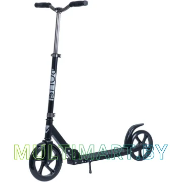 Самокат Novatrack Polis Pro Rubber 230.POLIS.SL20 (черный/серый, 2020)